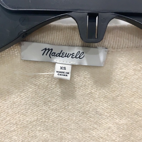 MADEWELL Stripe Print Cozy Short Walker Cardigan - Picture 3 of 5